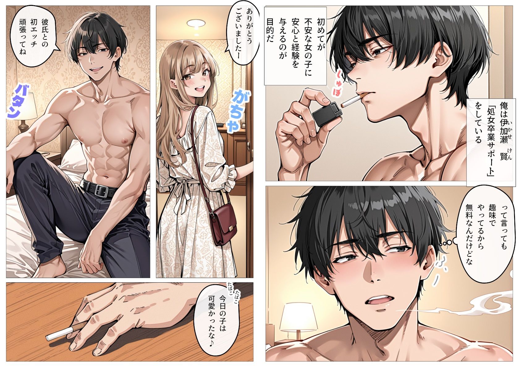 処女卒業サポート【ピココミック】の無料抜きポイント画像
