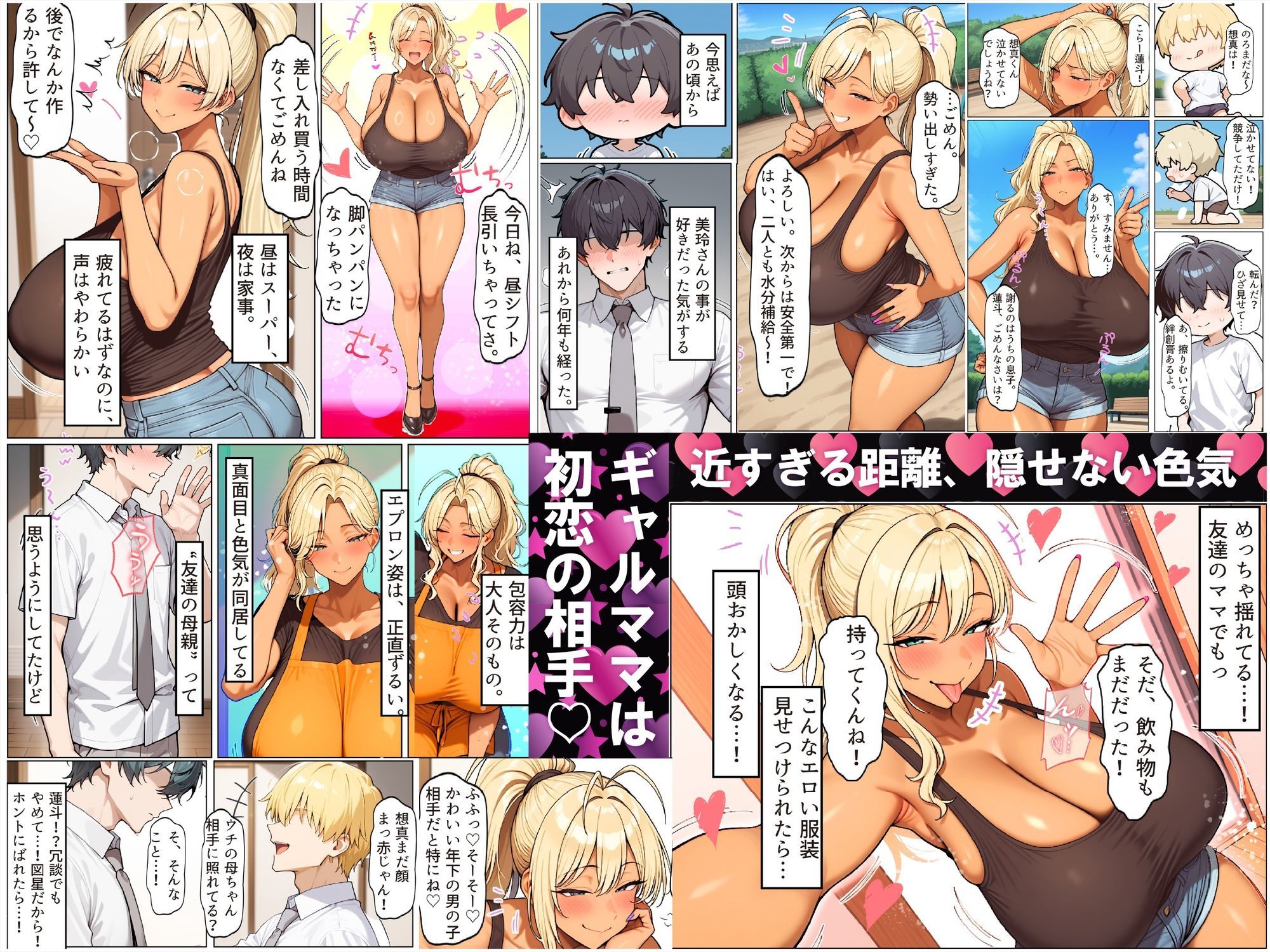 友達の爆乳ギャルママと本気の孕ませ交尾するまで〜ずっと好きだった幼馴染の母親に子種をたっぷり流し込み【ちるイル】