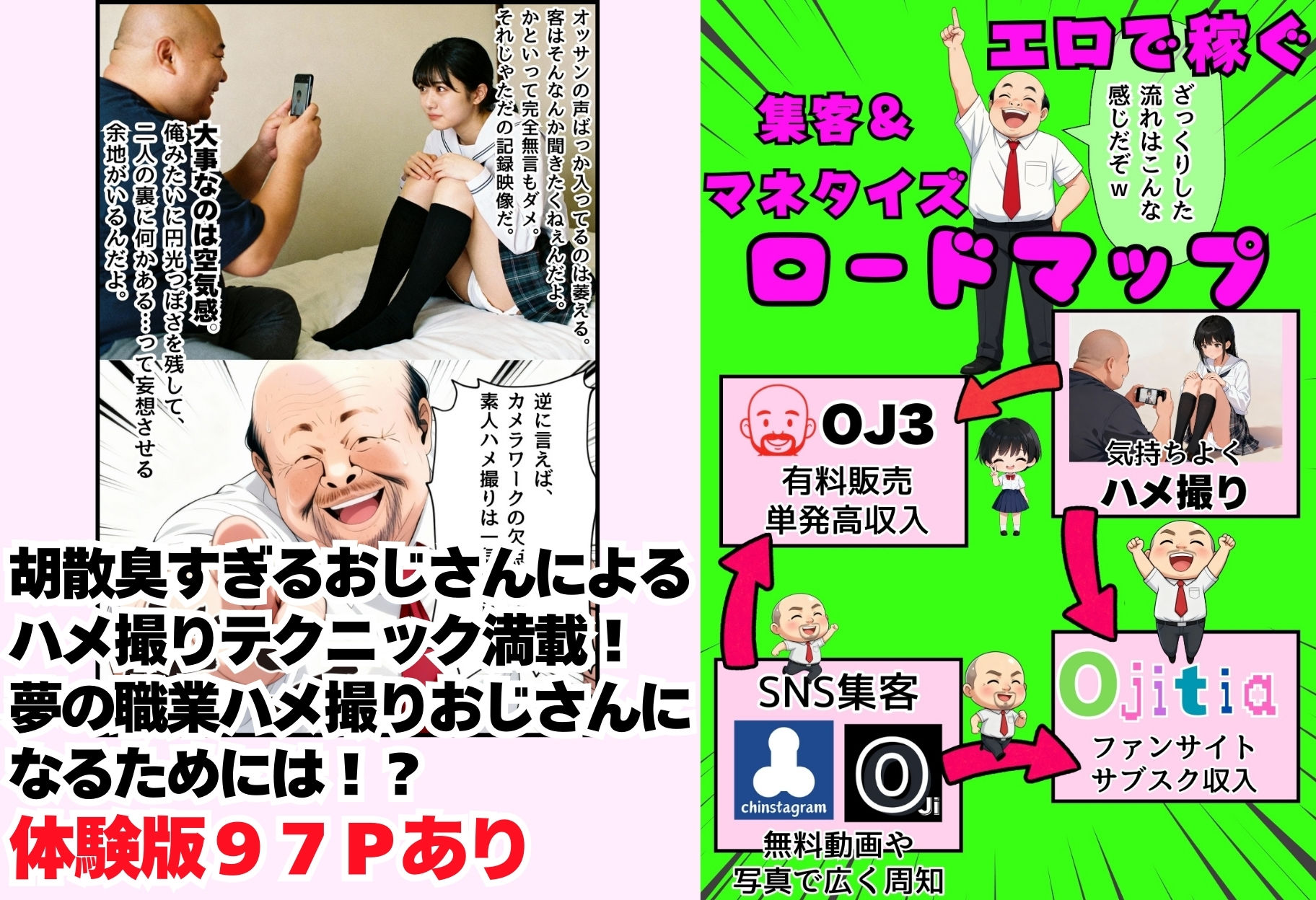 同人AVで月収100万を稼ぐ！ ハメ撮り撮影テクニック大全【淫乱ボーイッシュ編】【種付け出版】