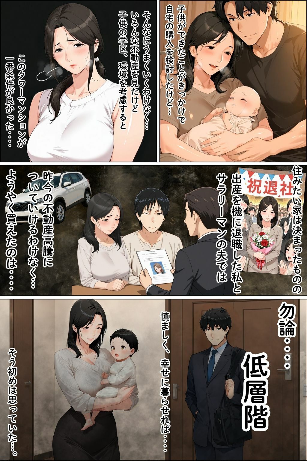 タワマン界隈 低階層主婦は高階層男に買われる。【えち詩人】