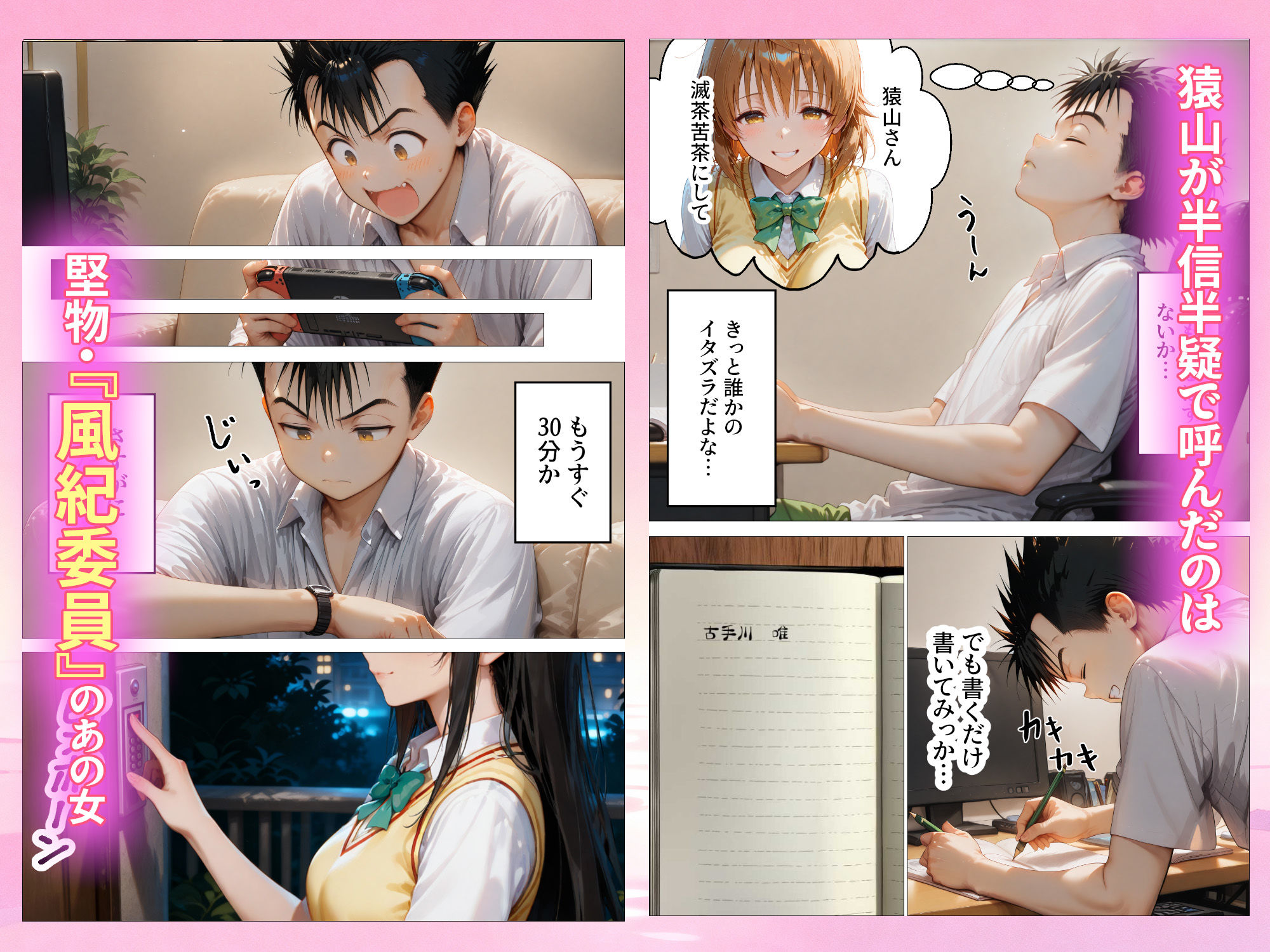 本番あり！？デリヘルノートでとらぶるハーレムをNN強奪してみた 古○川唯 西○寺春菜 籾岡里○【AI魔法おじさん】