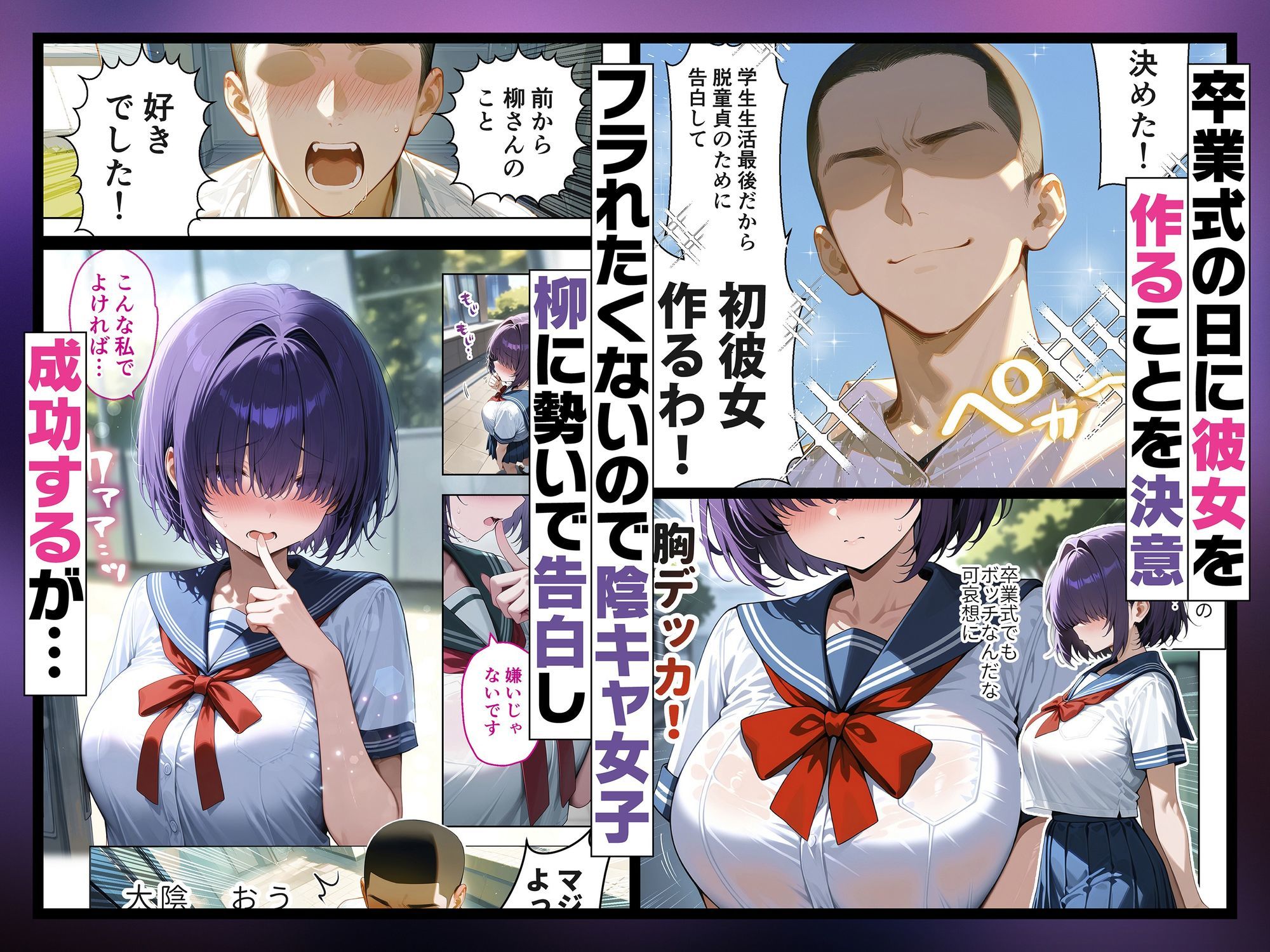メカクレ陰キャ女子がちょろすぎたので彼女にしてみた話【COMICアイル】の無料抜きポイント画像