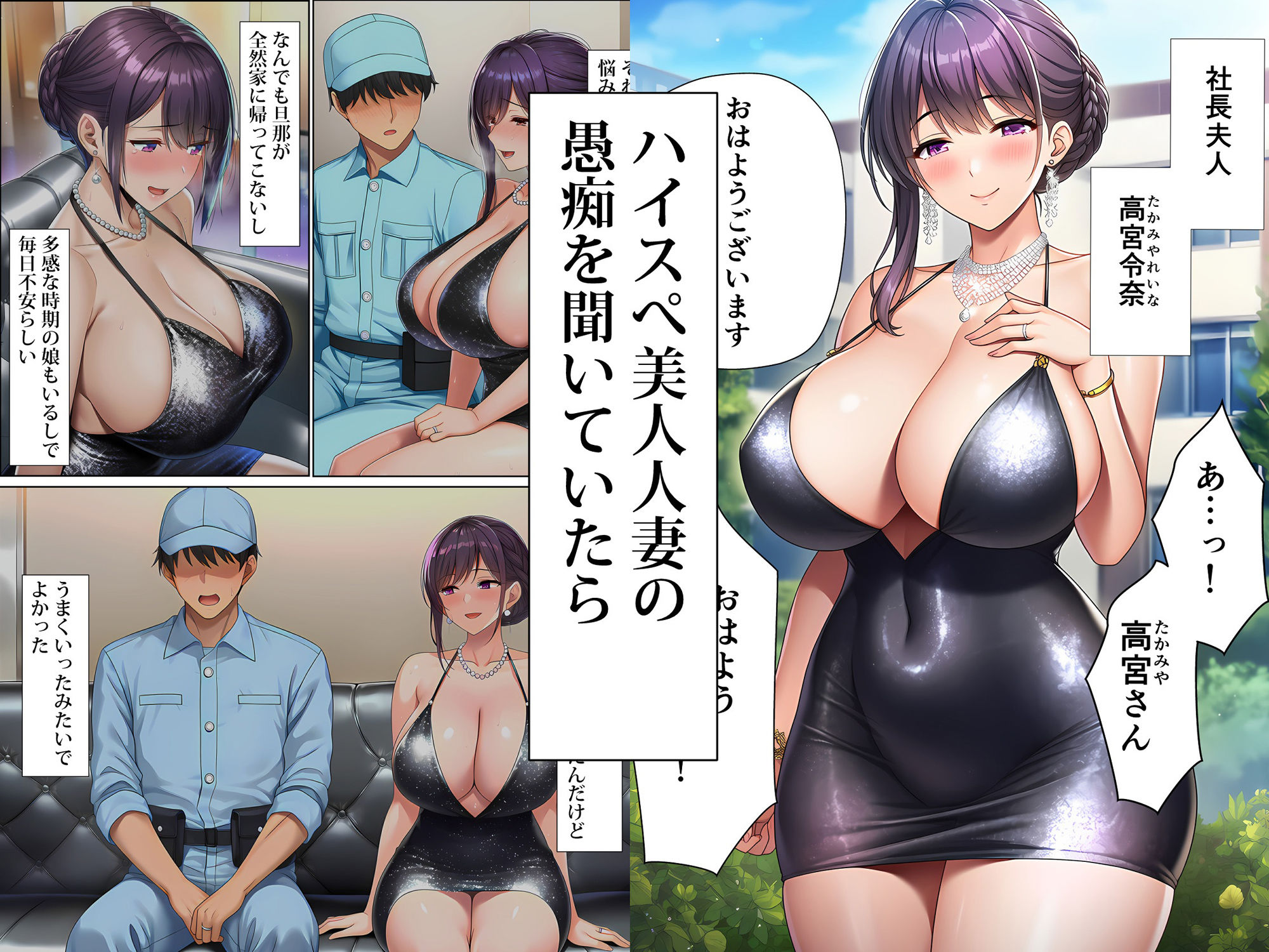 超高級マンション清掃員の俺、仕事ついでにハイスペ美人居住者たちの愚痴を聞いていたら完全合意の中出しハーレム生活を送ってしまう【夜あくび小隊】