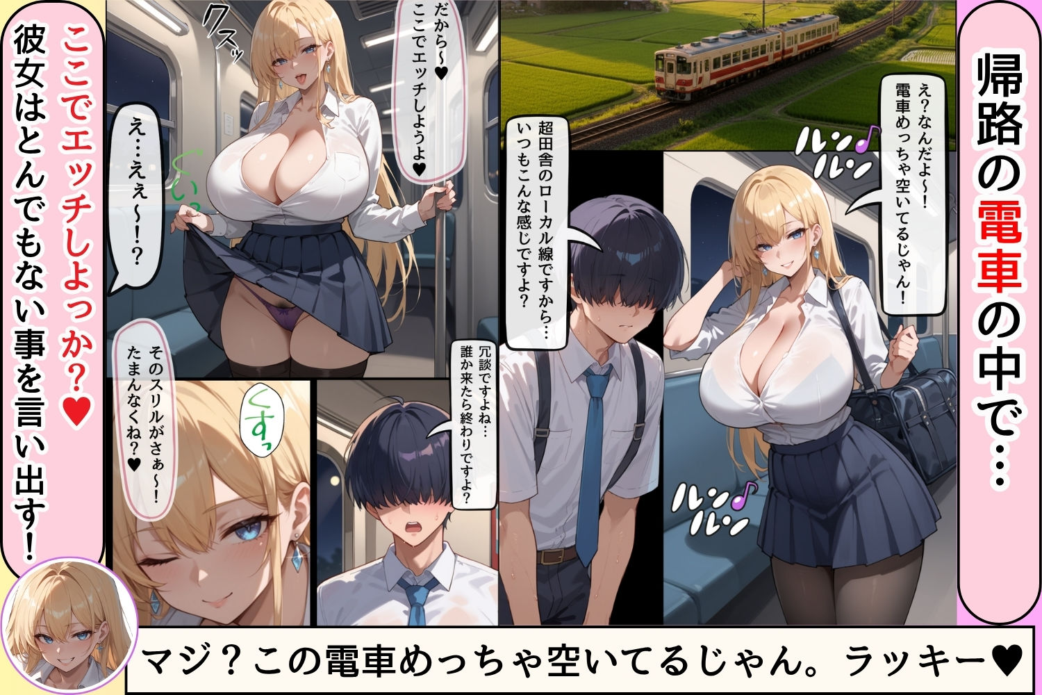 女子校生彼氏持ちのビッチ達がボクのチ○コで遊んだ結果 もう僕以外では満足出来なくなった件 サード【くりきんとん】