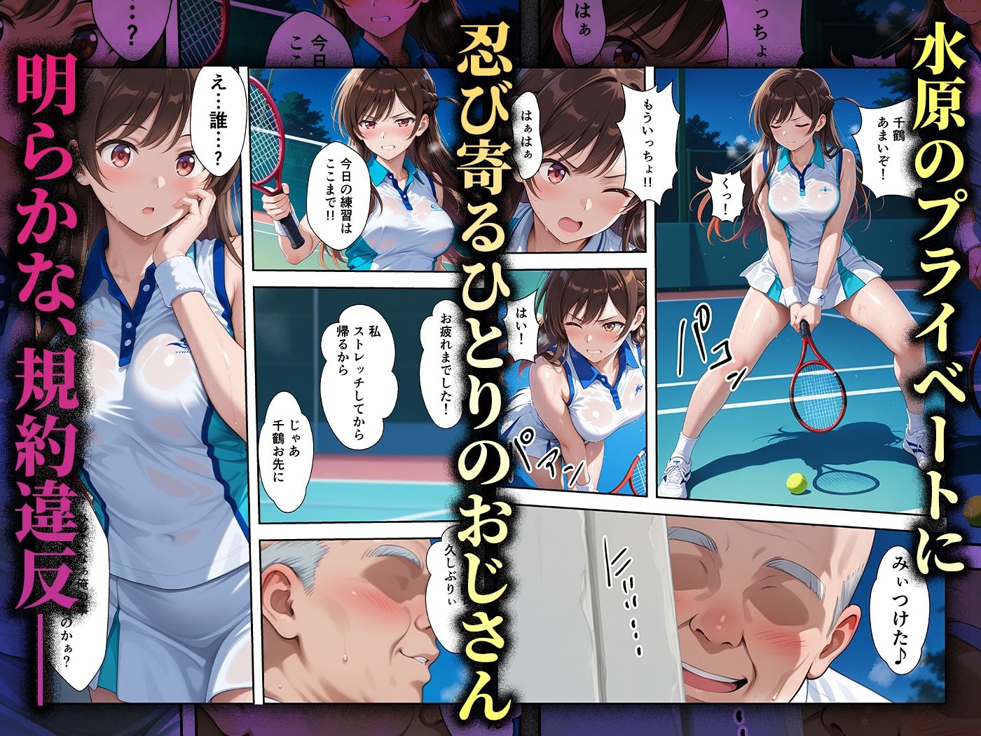 【コミック】心堕浸食_清楚で一途な水〇千鶴がおじさんのち〇ぽに陥落するなんて…【ヒロイン寝取り堕】の無料抜きポイント画像