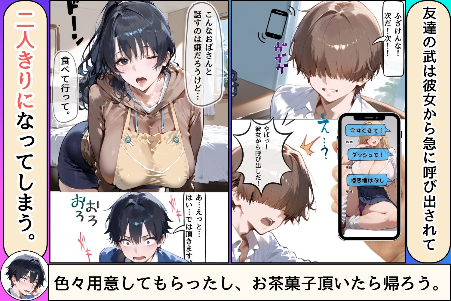 セックスレスのシングルマザーが発情したら本当にヤバかった。【くりきんとん】