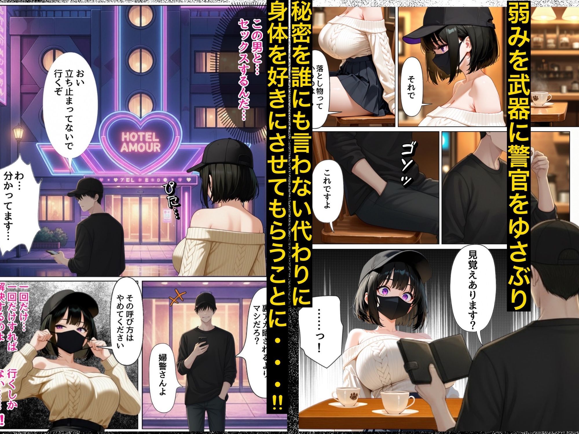 強気な裏アカ警察官、潮だくセックスで二か月後に分からされる話【ぐれーぞーん】