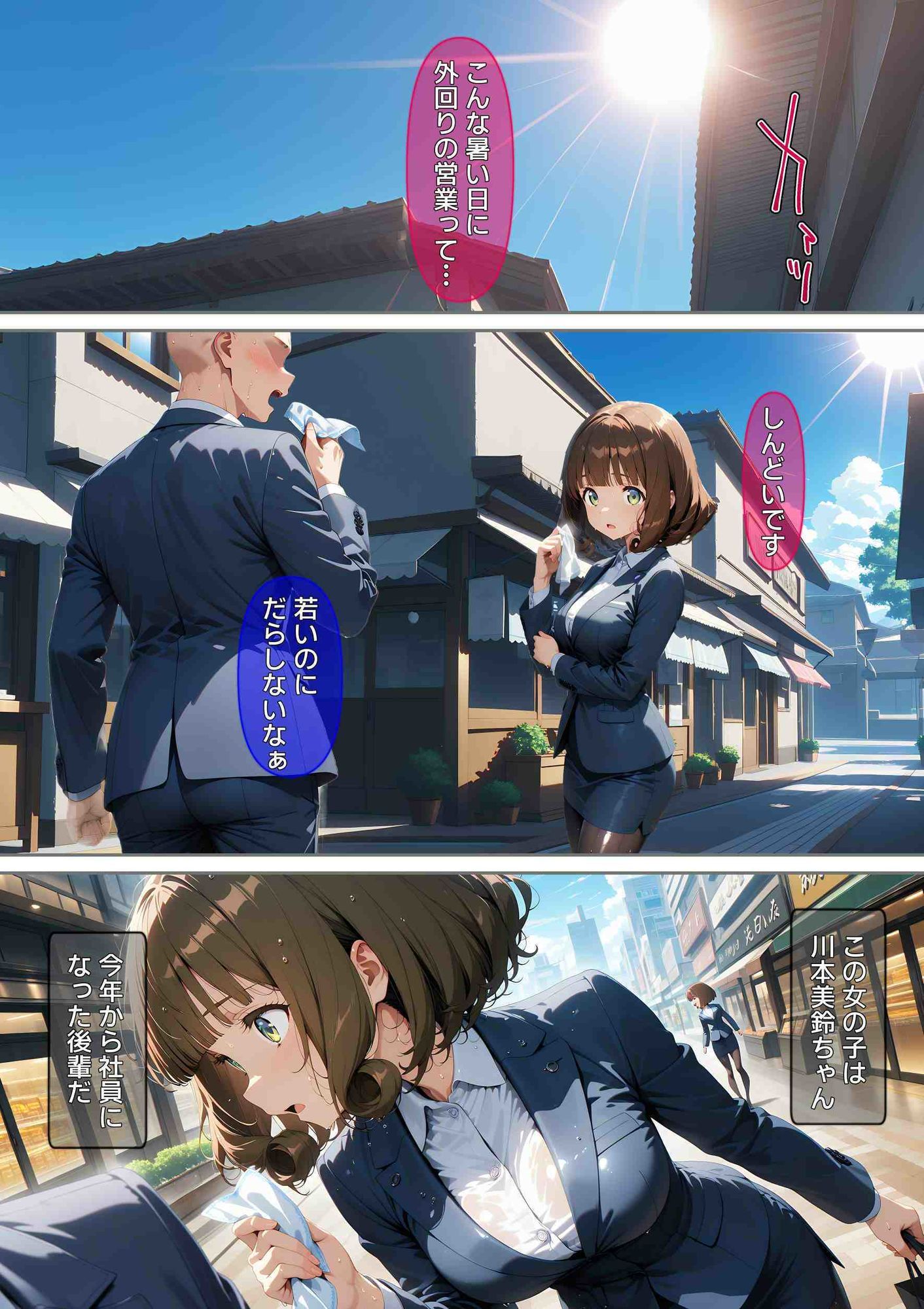 熱中症で倒れた後輩ちゃんをレ〇プする話【ばななメモリアル】の無料抜きポイント画像