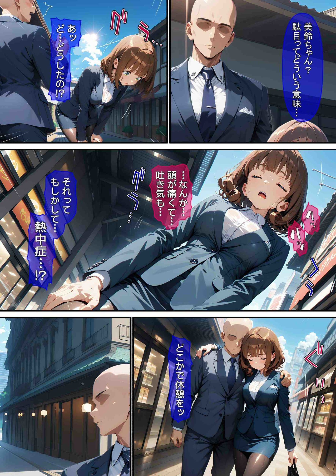 熱中症で倒れた後輩ちゃんをレ〇プする話【ばななメモリアル】