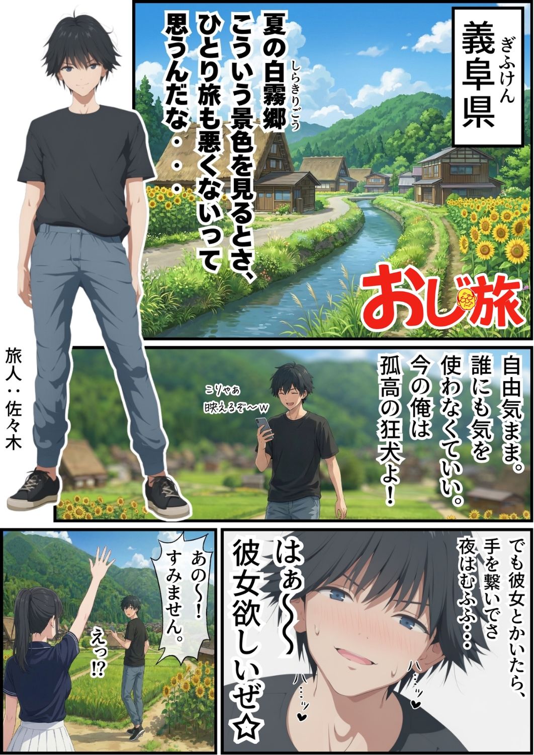 【義阜編】おじさん、私を旅に連れてって【竿役が種付けおじさんじゃないとヌケないんだが・・・】の無料抜きポイント画像