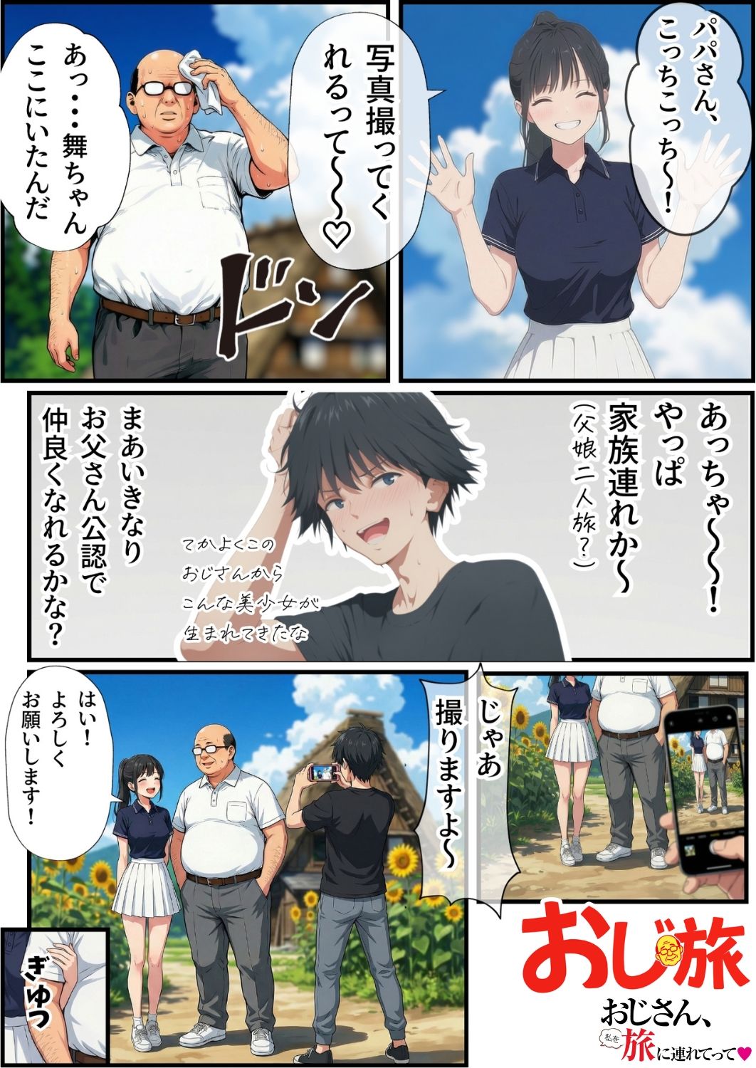 【義阜編】おじさん、私を旅に連れてって【竿役が種付けおじさんじゃないとヌケないんだが・・・】