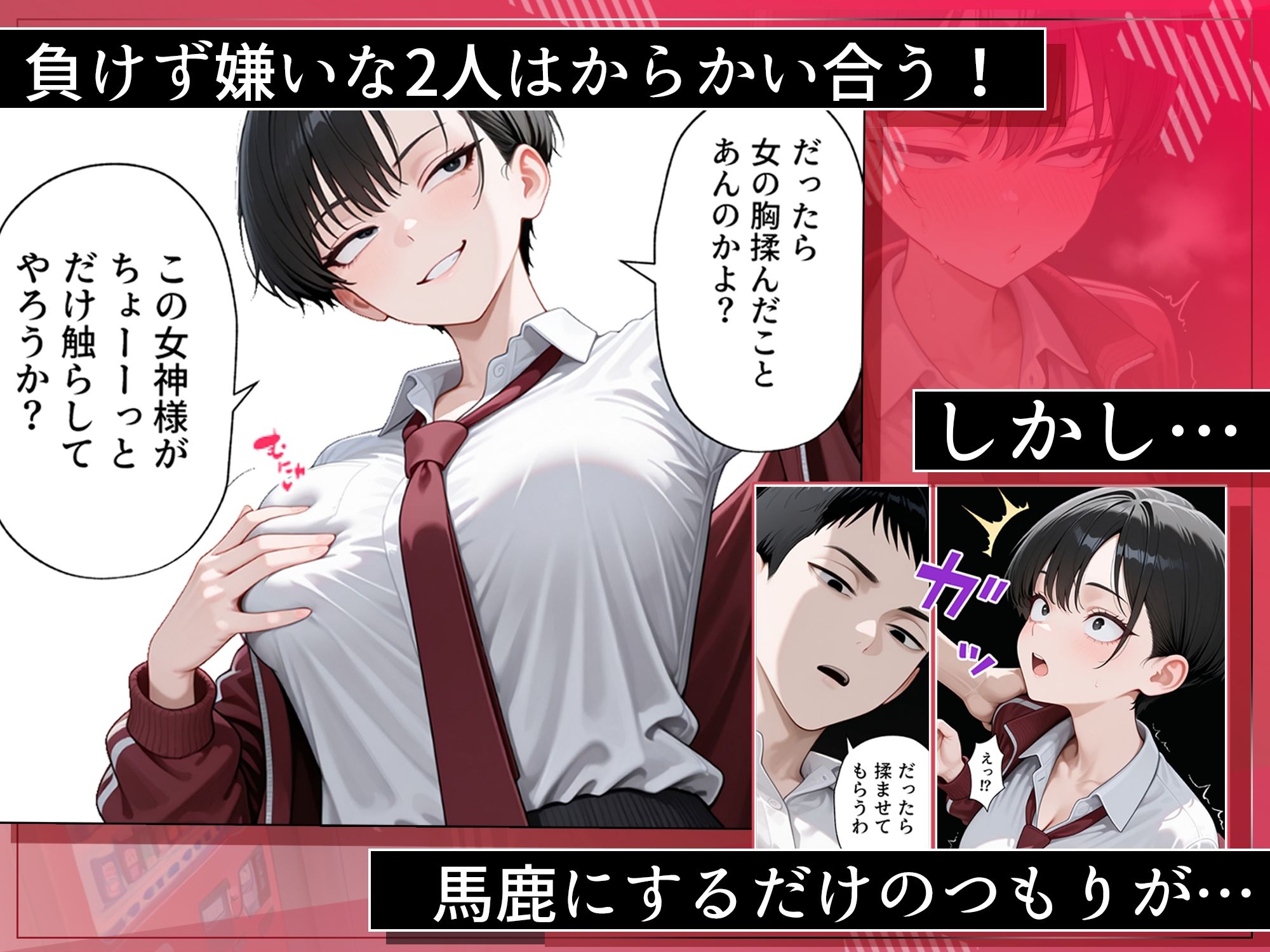 メス堕ちボーイッシュ〜負けず嫌いな幼馴染に女の快楽を教えてあげた〜【だぶるクリっく】