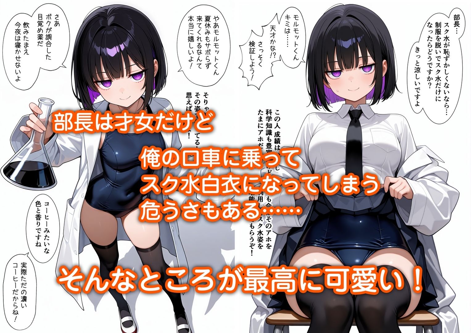 俺をモルモットくんと呼ぶクールな先輩 実はドMで種付け懇願を連呼してきた【エロ漫画専門店・南国ピンク】