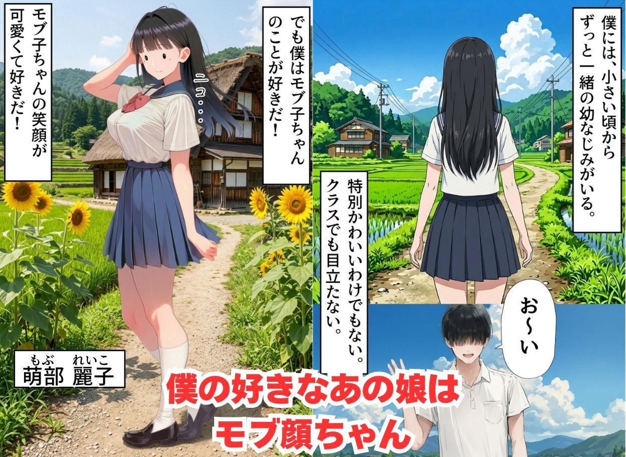 【無料エロ漫画】あの日見た種付けプレスを僕はまだ忘れられない6巻モブ顔編