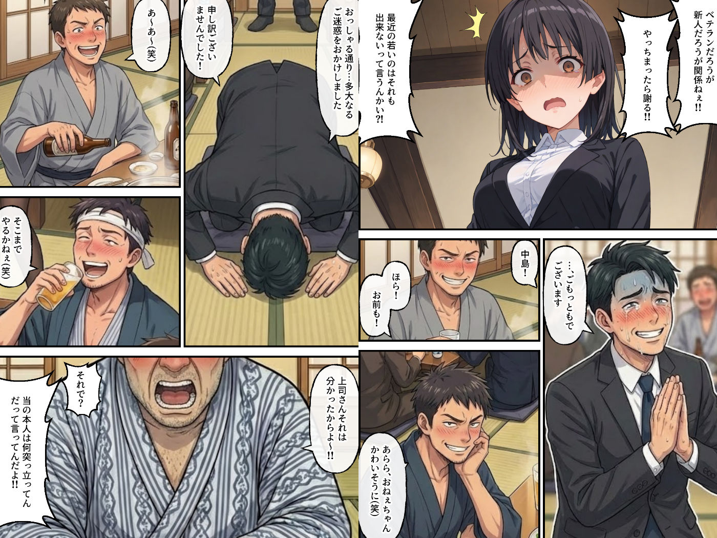 【無料エロ漫画】同期の俺が目撃した完璧新人の転落ー美少女清楚ちゃんの致命的な失敗ー