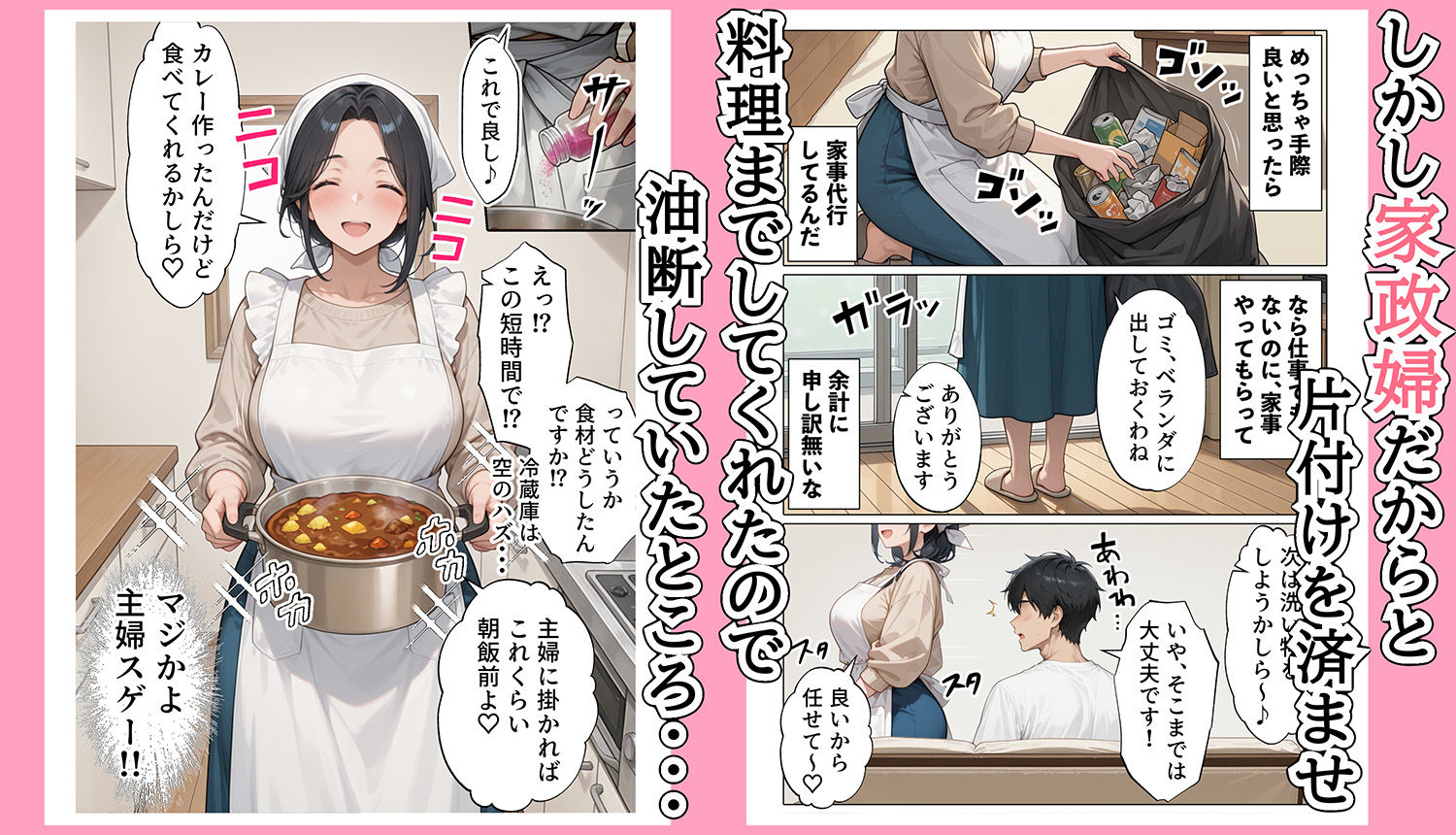【無料エロ漫画】ラブドール頼んだら、JKのママが来た