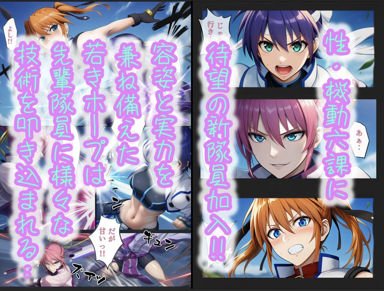 【無料エロ漫画】性・起動六課 〜常識改変その2なの！〜