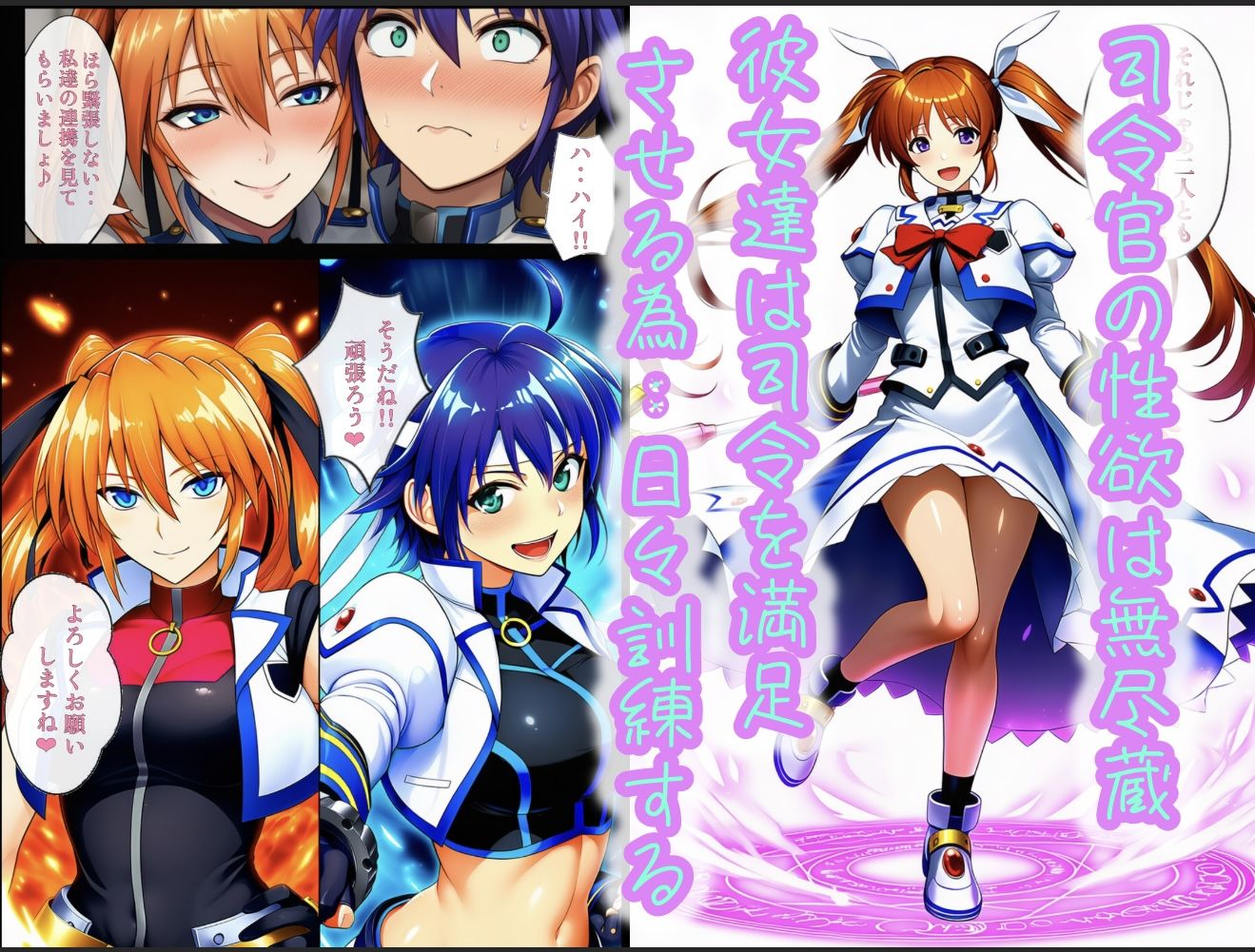 【無料エロ漫画】性・起動六課 〜常識改変その2なの！〜