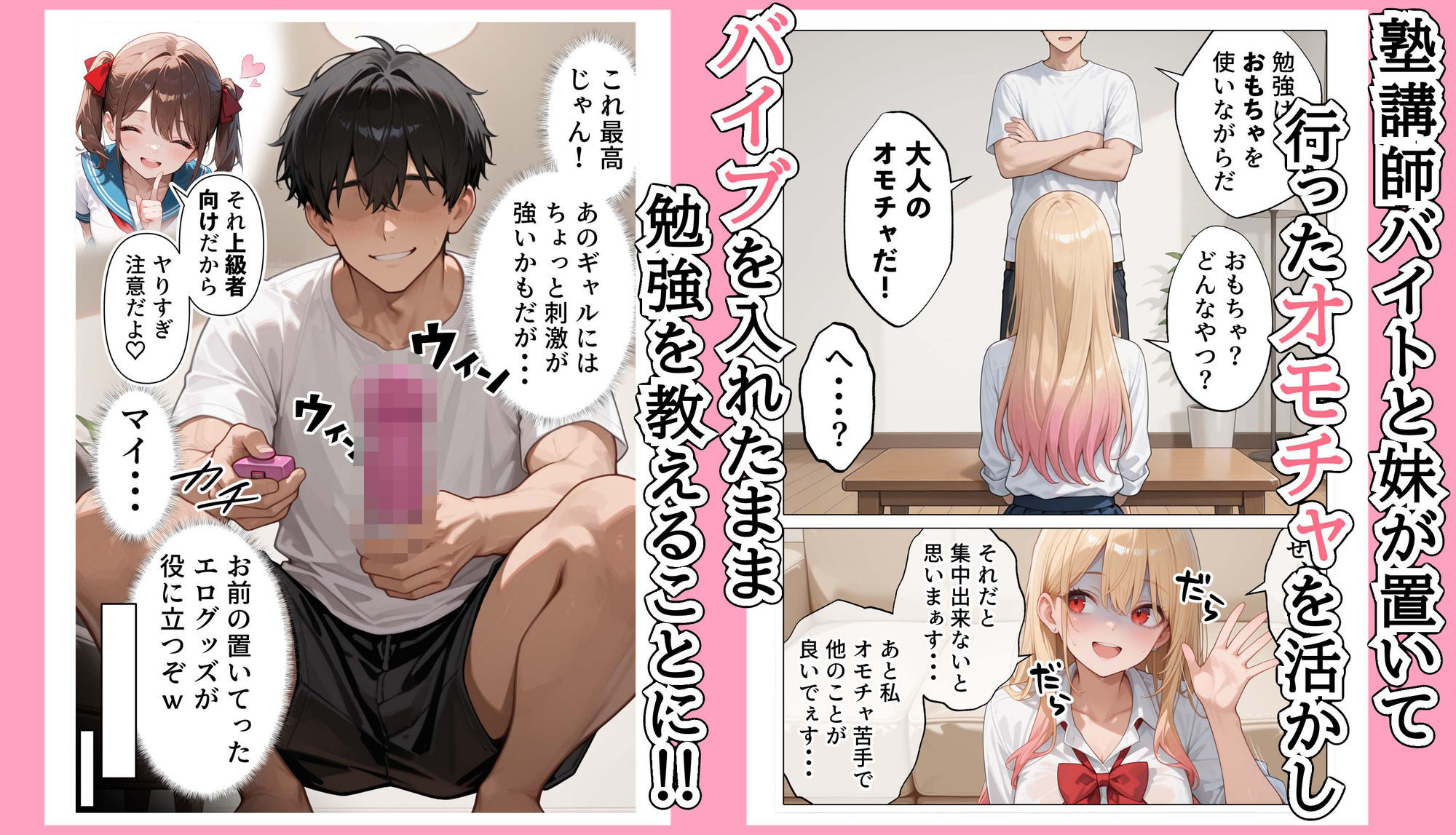 【無料エロ漫画】ラブドール頼んだら、白ギャルJKが来た
