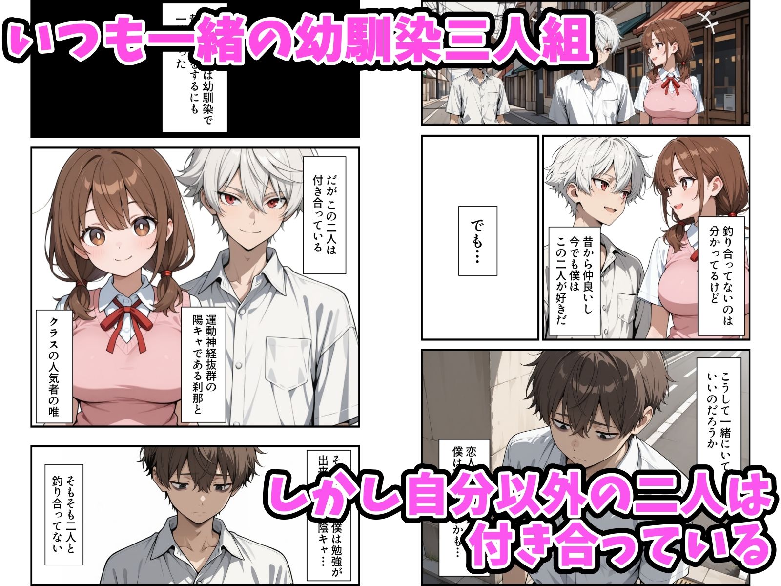 【無料エロ漫画】幼馴染をTSさせたので彼女共々堕とす話