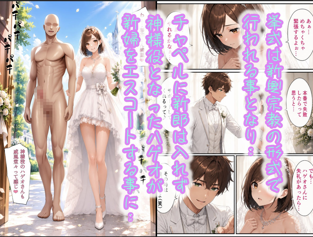 【無料エロ漫画】俺だけ何をしても許される世界seen4結婚式編