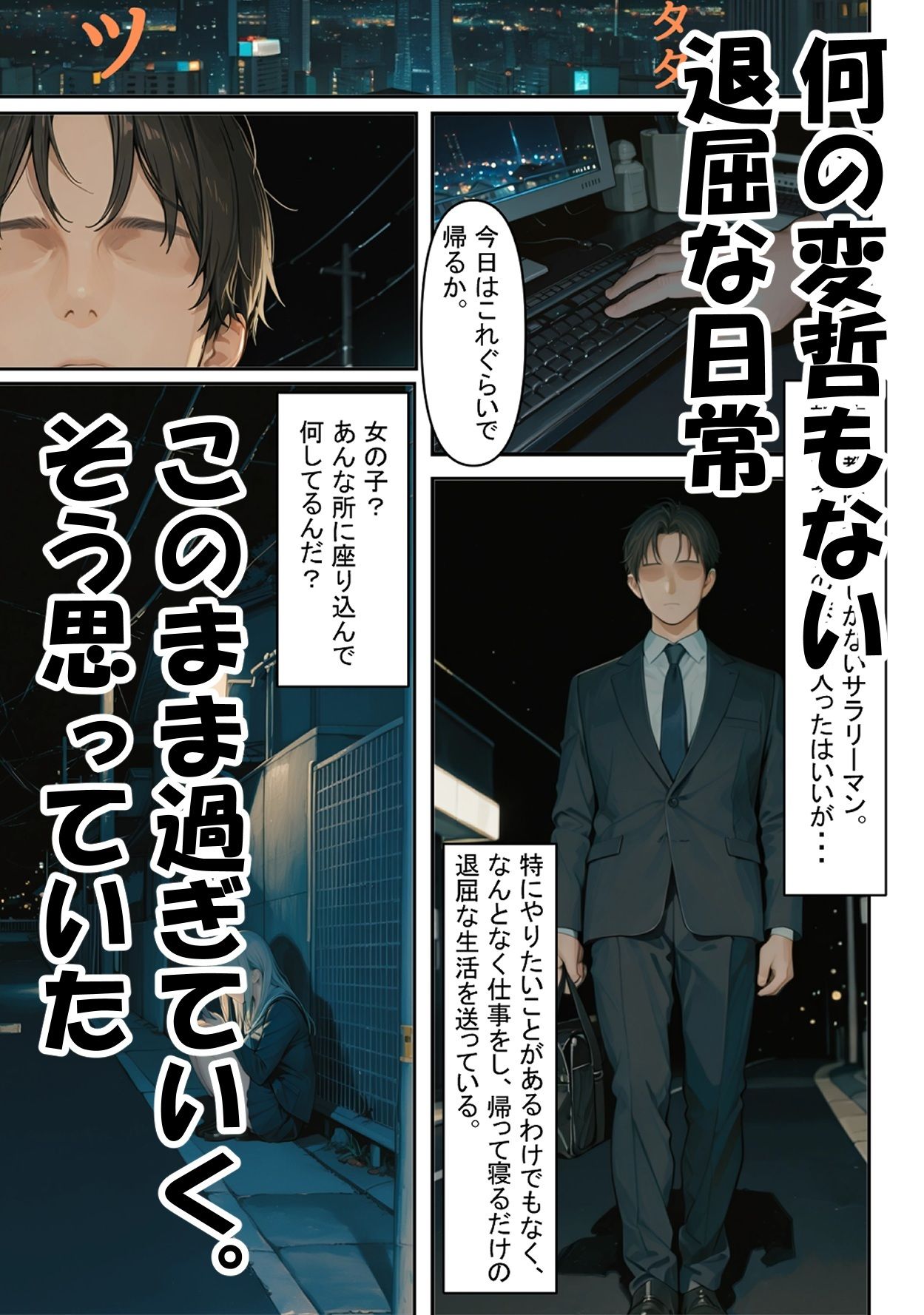 【無料エロ漫画】家出少女を拾ったら