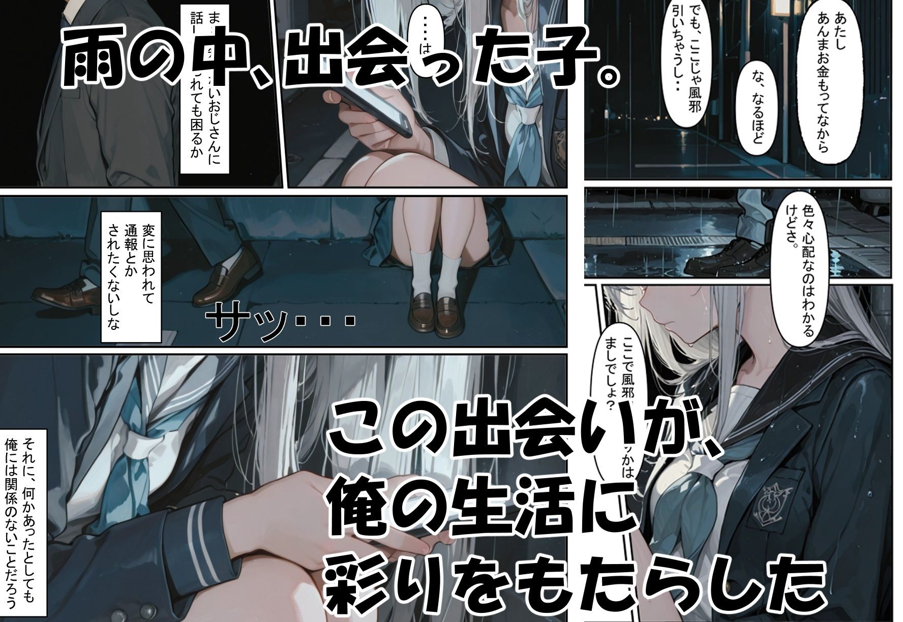【無料エロ漫画】家出少女を拾ったら