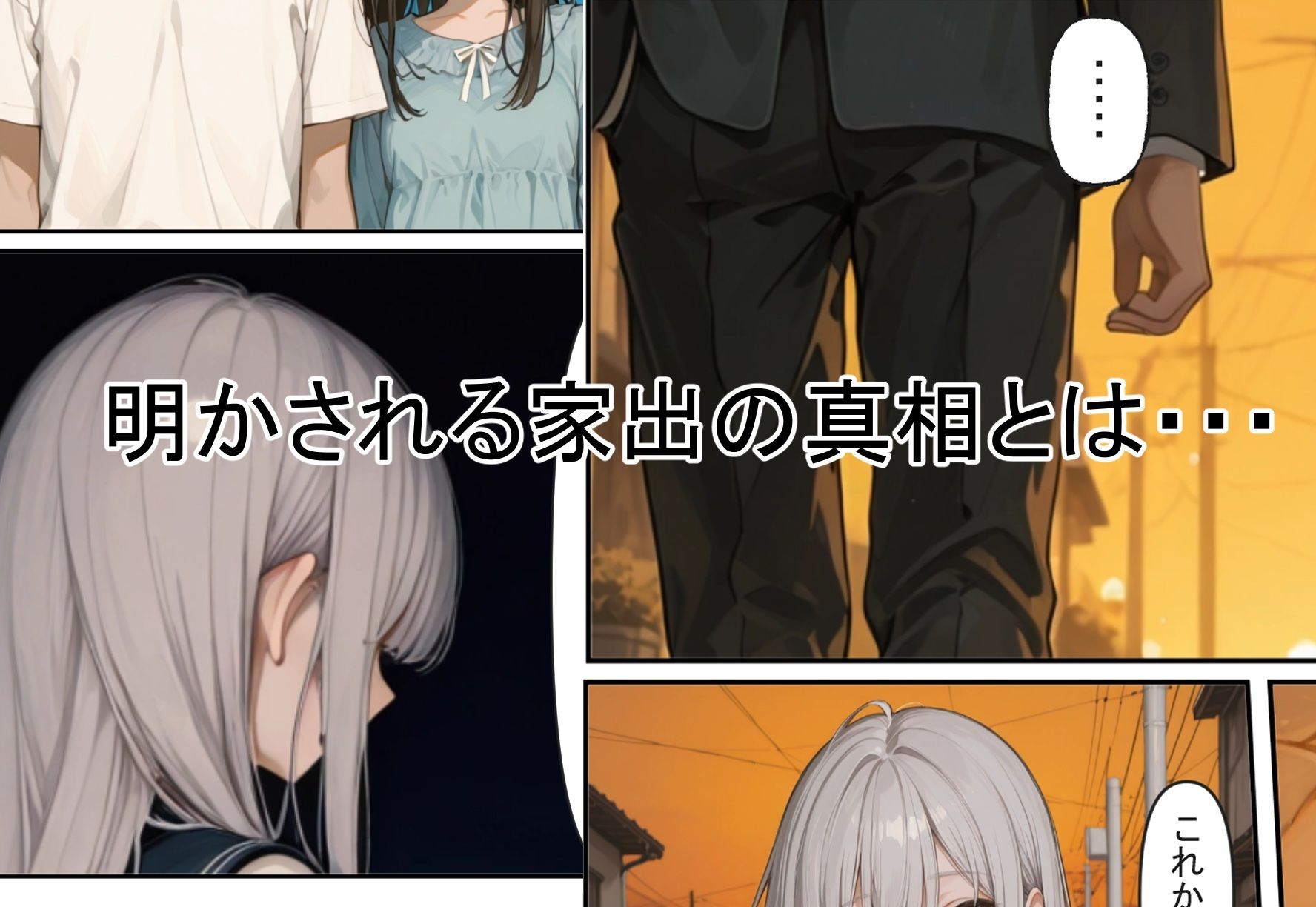 【無料エロ漫画】家出少女を拾ったら