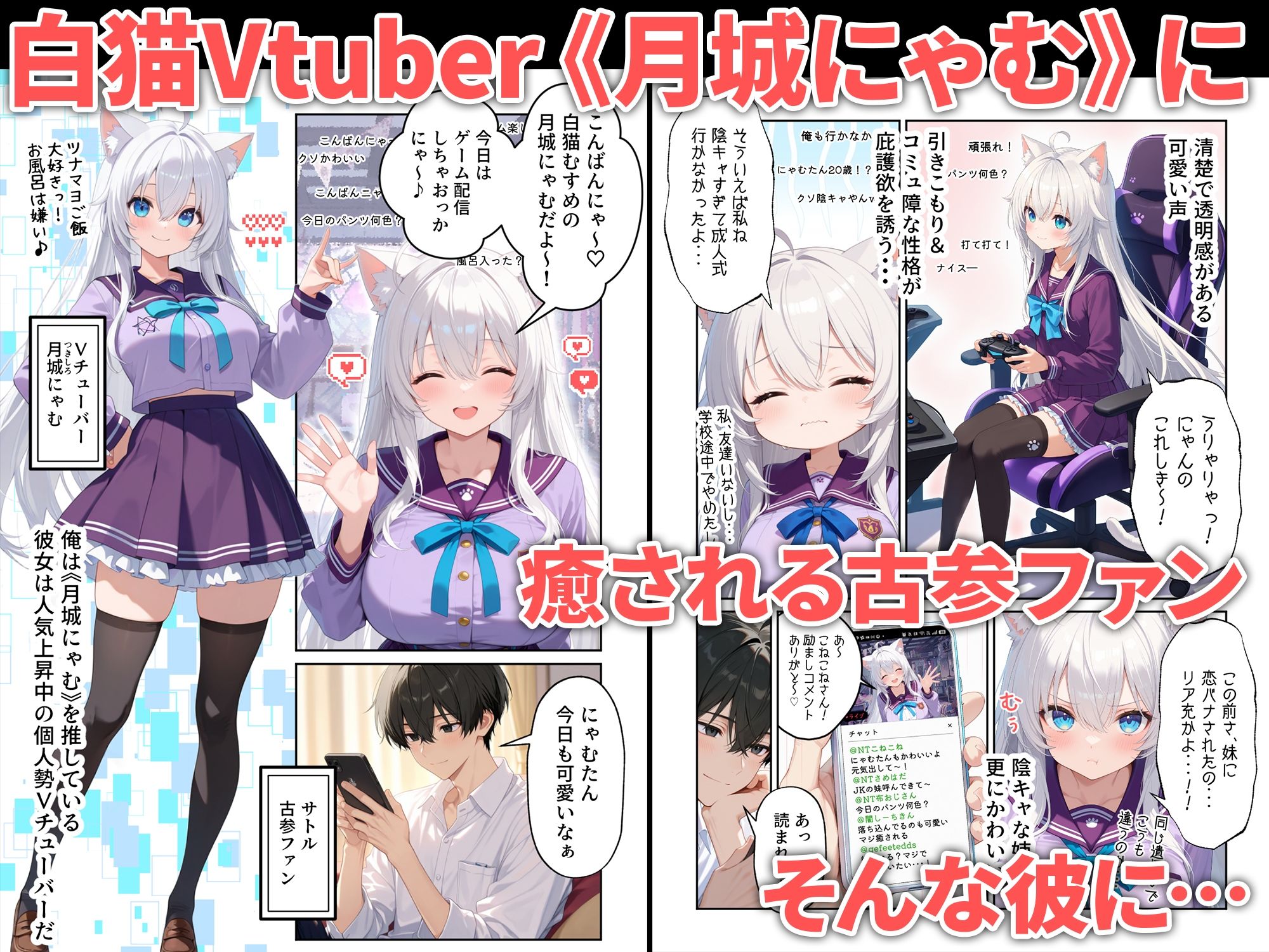【無料エロ漫画】浮気えっち 恋人の姉が推しのVtuberだった話