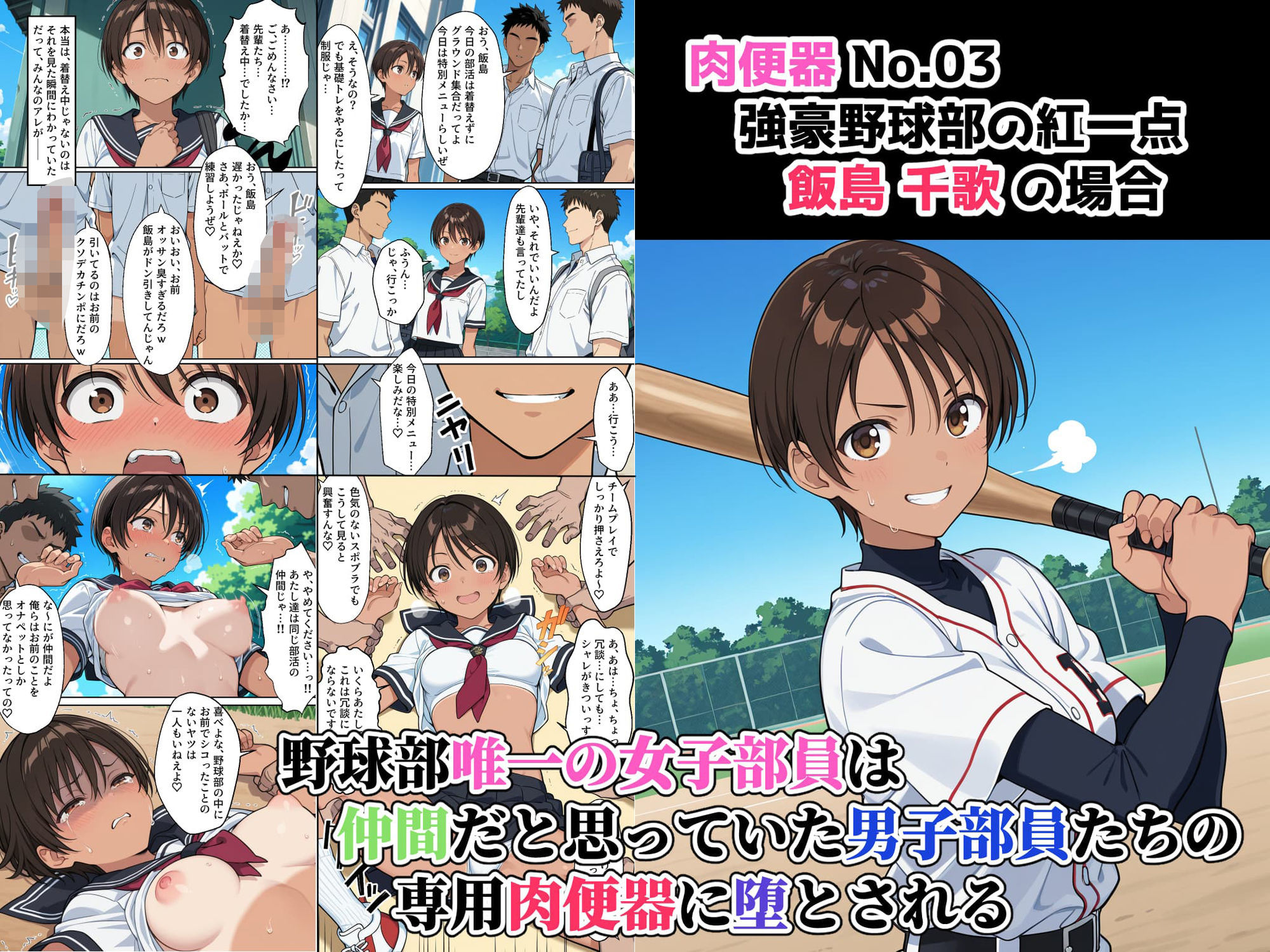 【無料エロ漫画】肉便器法の成立した世界で〜校内の好きな美少女を選んで肉便器にできる世界〜