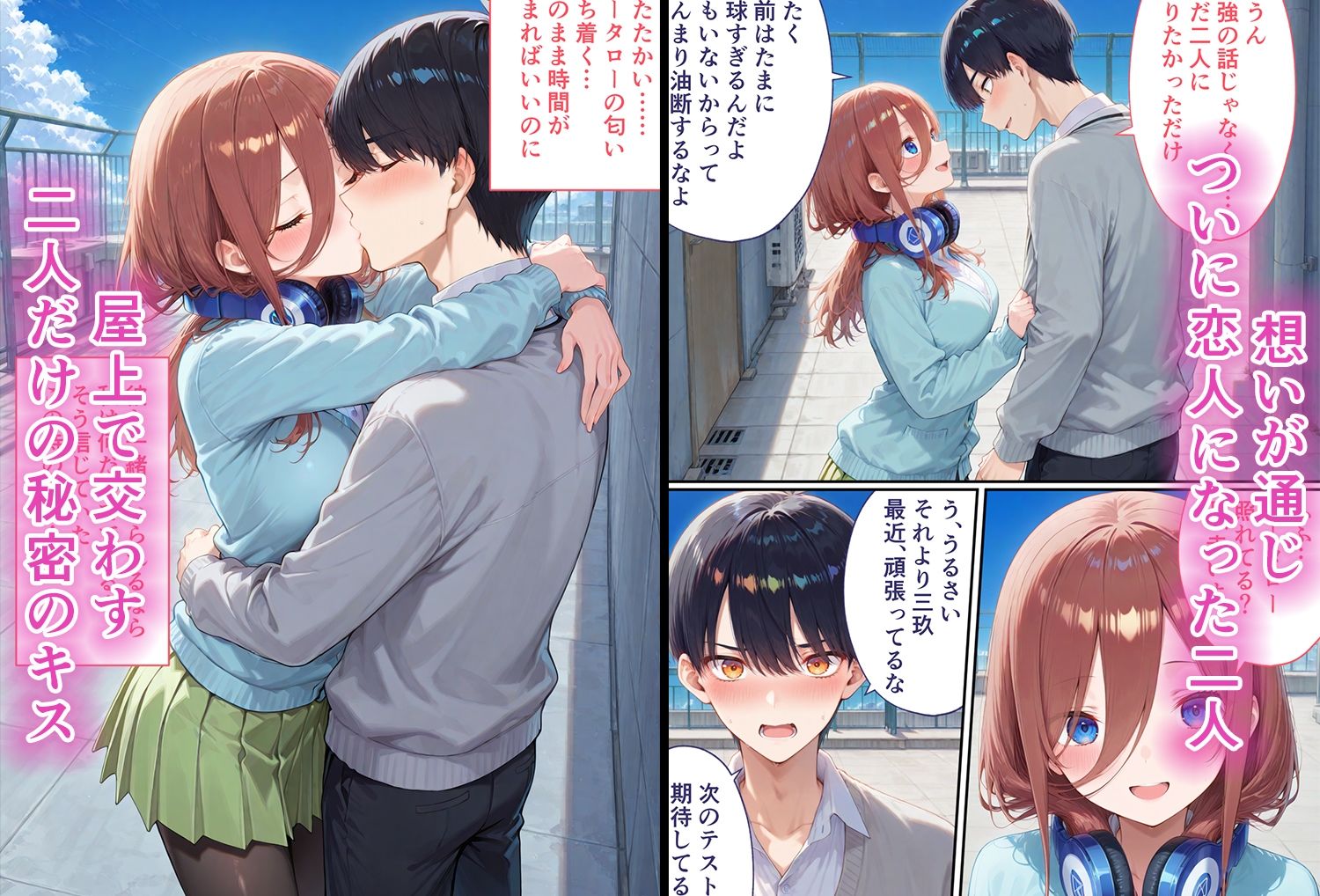 【無料エロ漫画】弱みを握られた俺の彼女が寝取られ堕ちるまで 三玖編