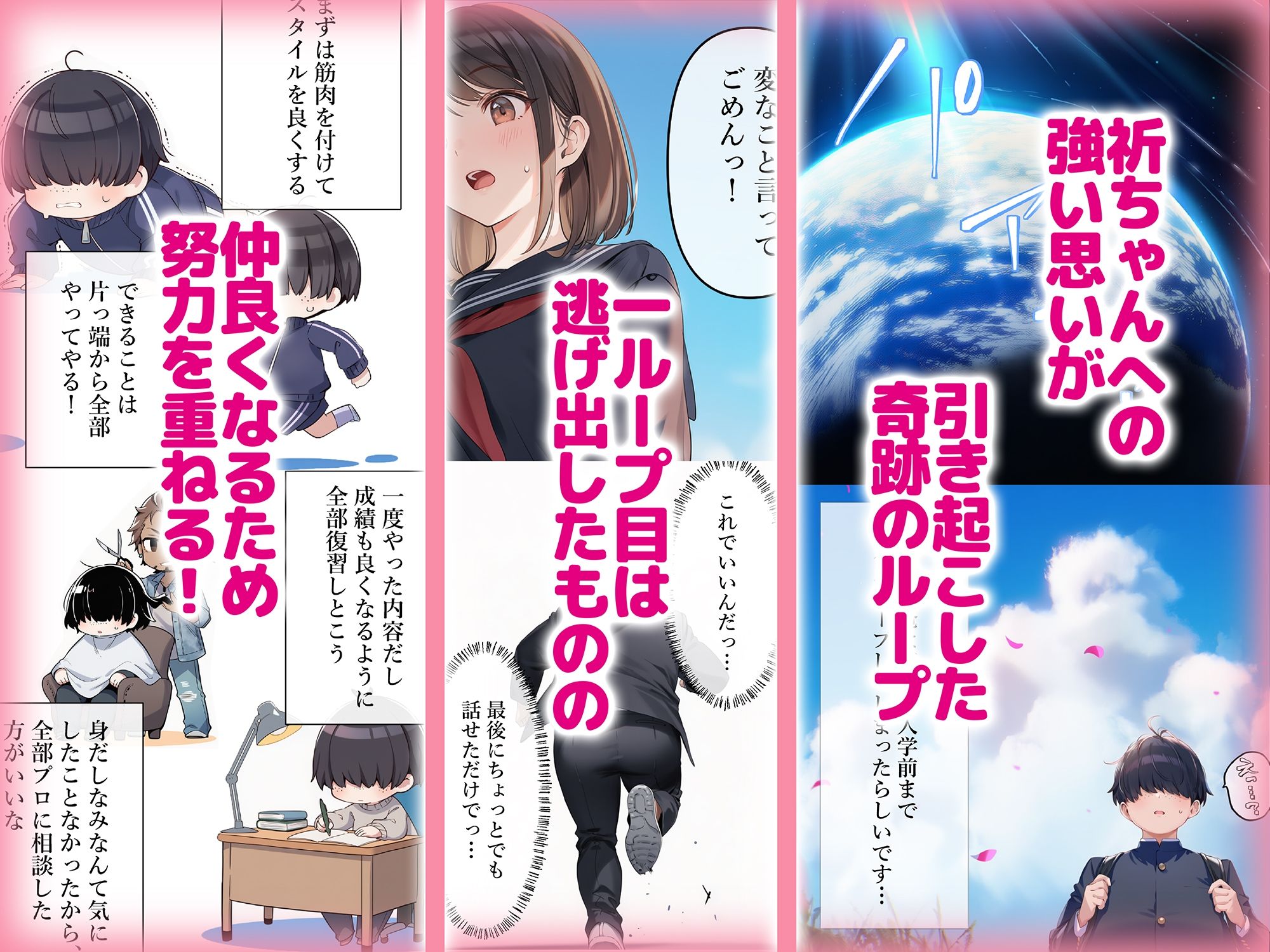 【無料エロ漫画】魔法少女WISHES もしも祈ちゃんと付き合えたら（番外編）