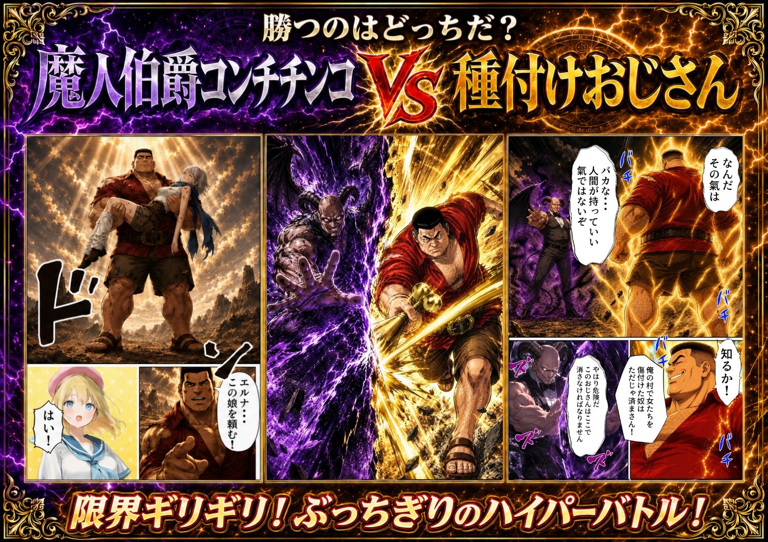 【無料エロ漫画】追放された種付けおじさん、辺境でハーレム悪徳領主になる第2巻