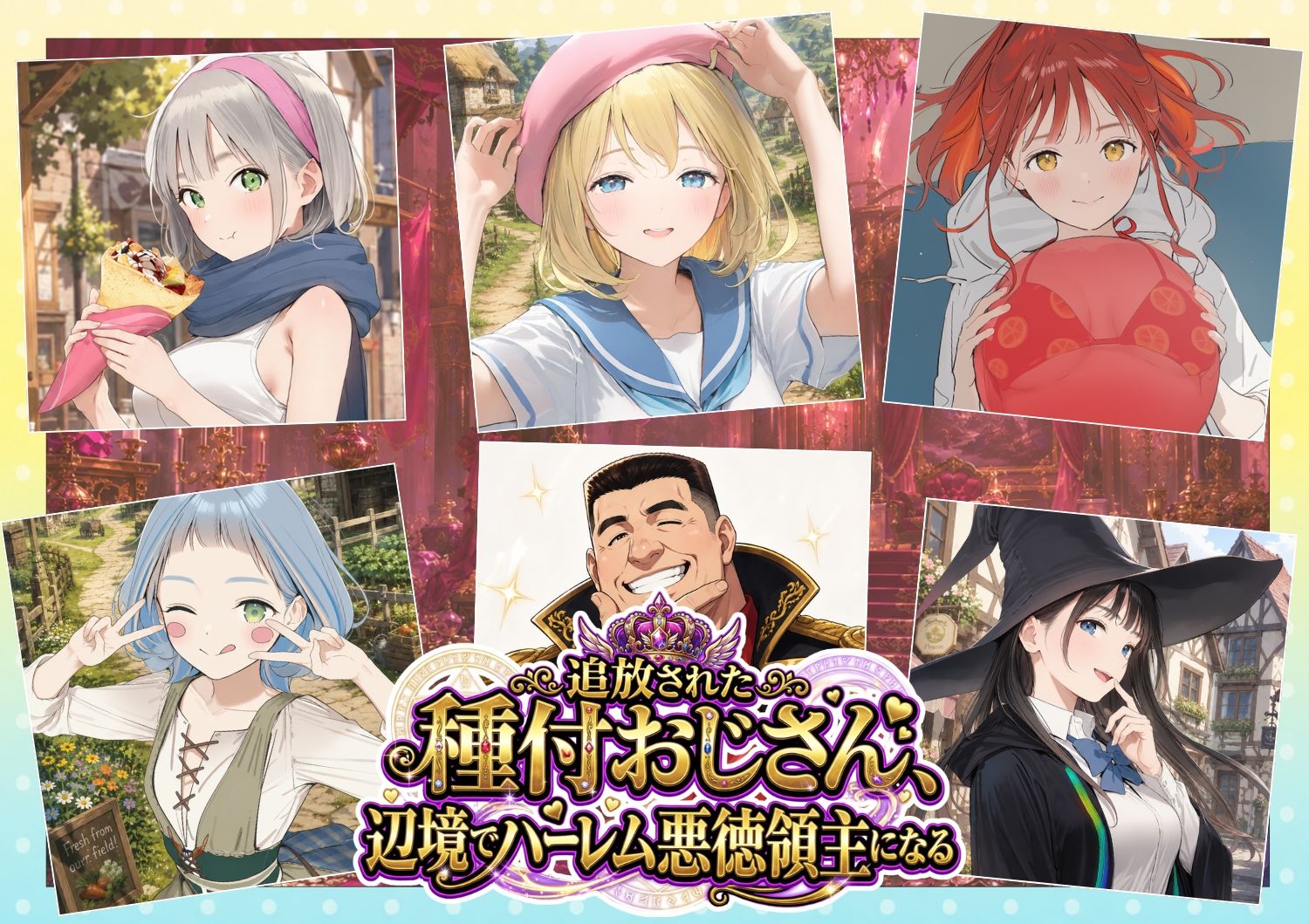 【無料エロ漫画】追放された種付けおじさん、辺境でハーレム悪徳領主になる第2巻
