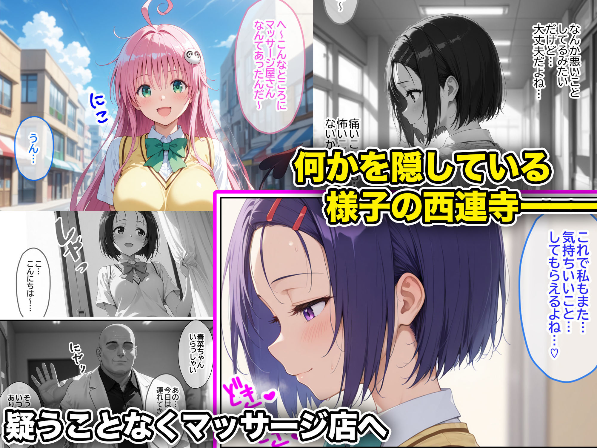 【無料エロ漫画】ネェ、早く挿入てぇ！オネダリララ -媚薬オイルマッサージで快楽堕ちコース- 前編