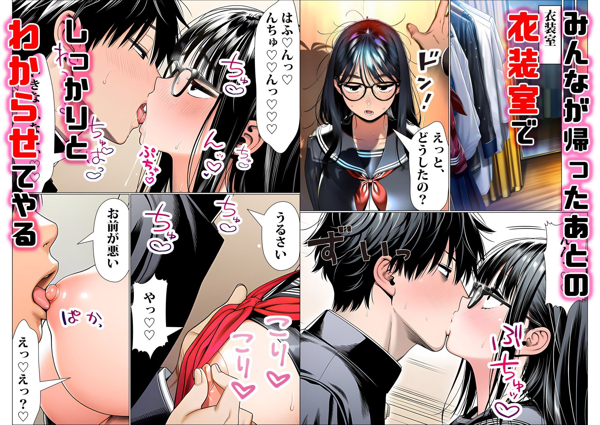 【無料エロ漫画】罰ゲームで地味ブスに嘘告白したら、孕ませちゃって結婚することになった2