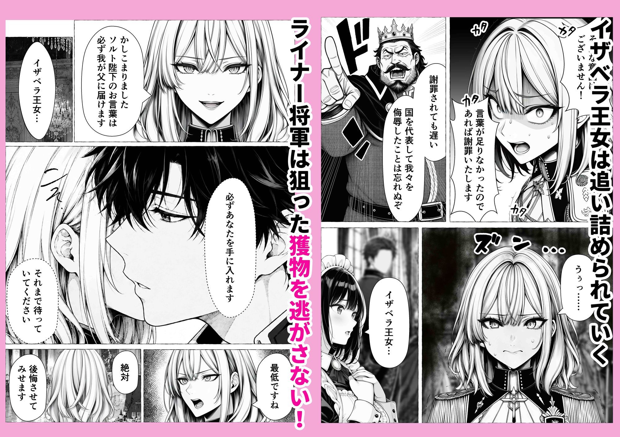 【無料エロ漫画】婚約者のいる敗戦国の王女が、信じた侍女に裏切られ気高い誇りごと男に堕とされるまで