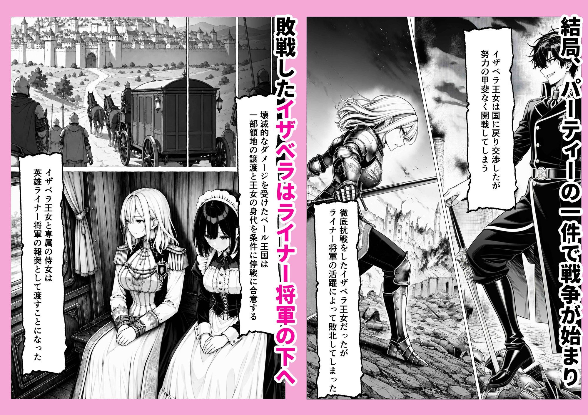 【無料エロ漫画】婚約者のいる敗戦国の王女が、信じた侍女に裏切られ気高い誇りごと男に堕とされるまで