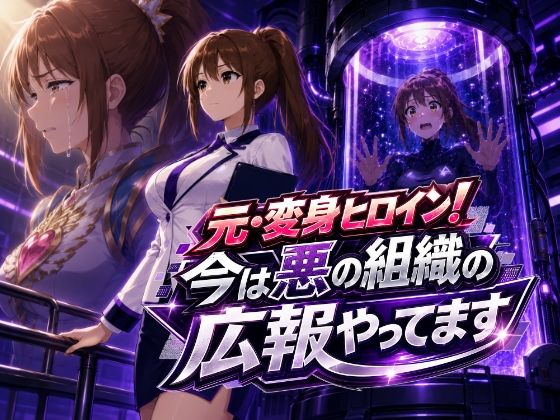 【無料エロ漫画】元・変身ヒロイン！今は悪の組織の広報やってます