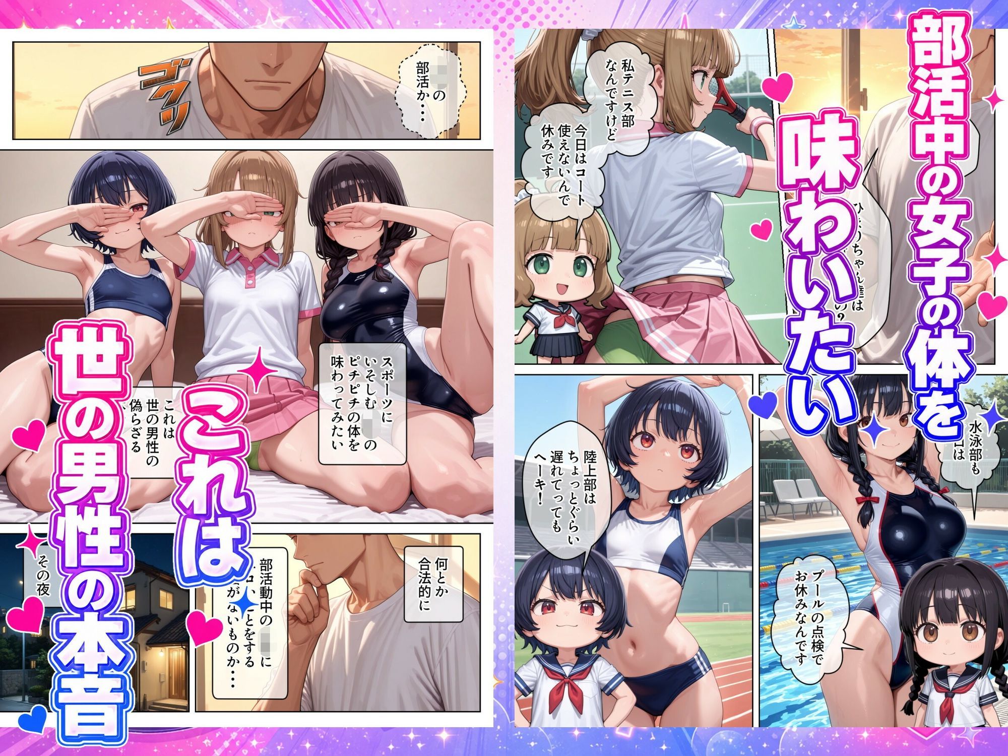 【無料エロ漫画】妹のクラスの身体検査に潜入してみた2