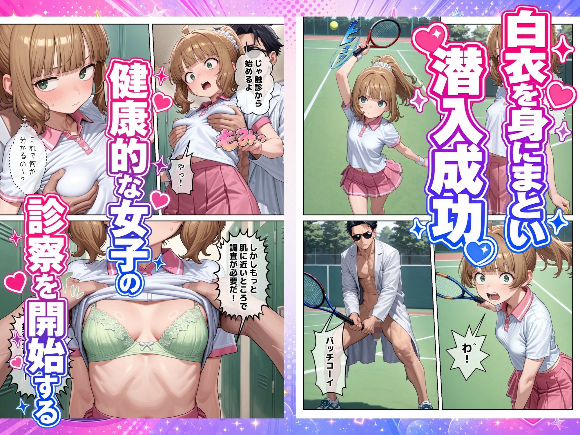 【無料エロ漫画】妹のクラスの身体検査に潜入してみた2