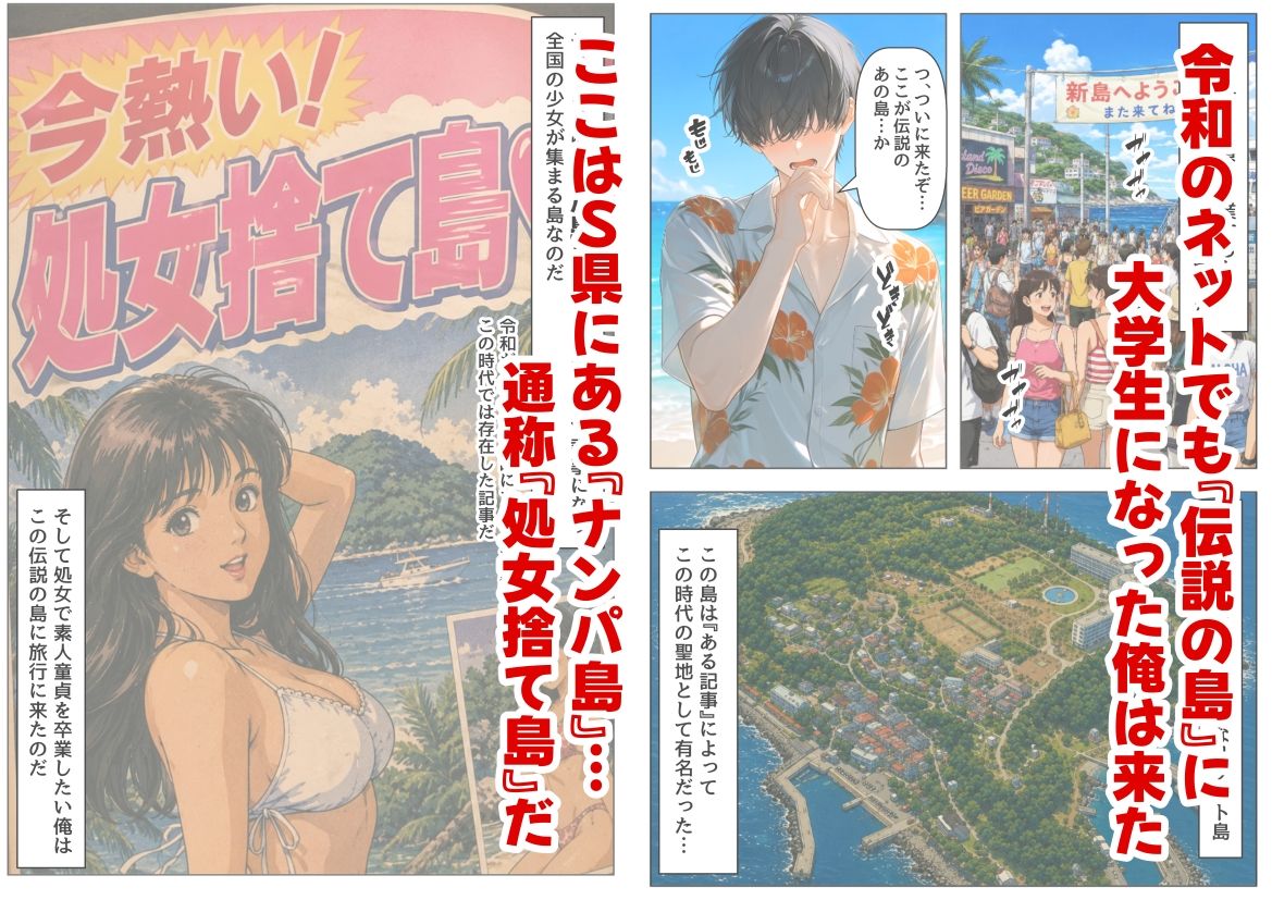 【無料エロ漫画】『処女捨て島』昭和に俺が転生したらエロすぎた史実
