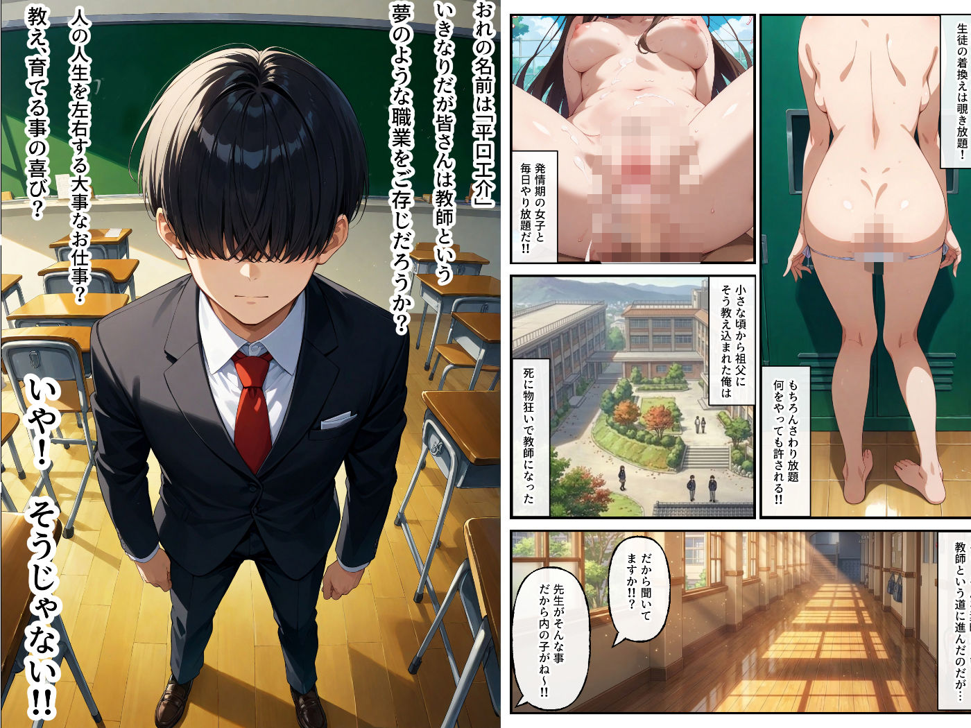 【無料エロ漫画】昭和教師法案で無双するおれ〜ターゲットは清楚で完璧な天使さま〜