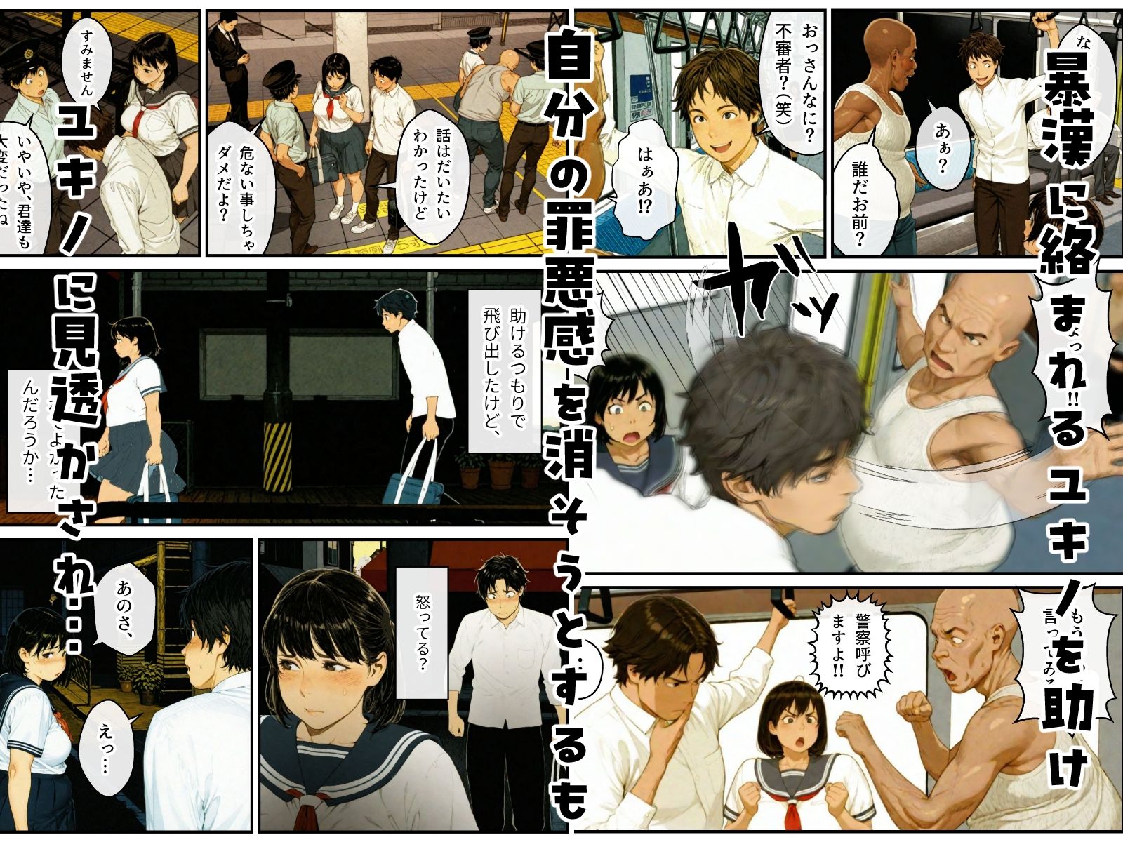 【無料エロ漫画】ポチャで体臭キツイ幼馴染とラブラブ仲直りセックス！？