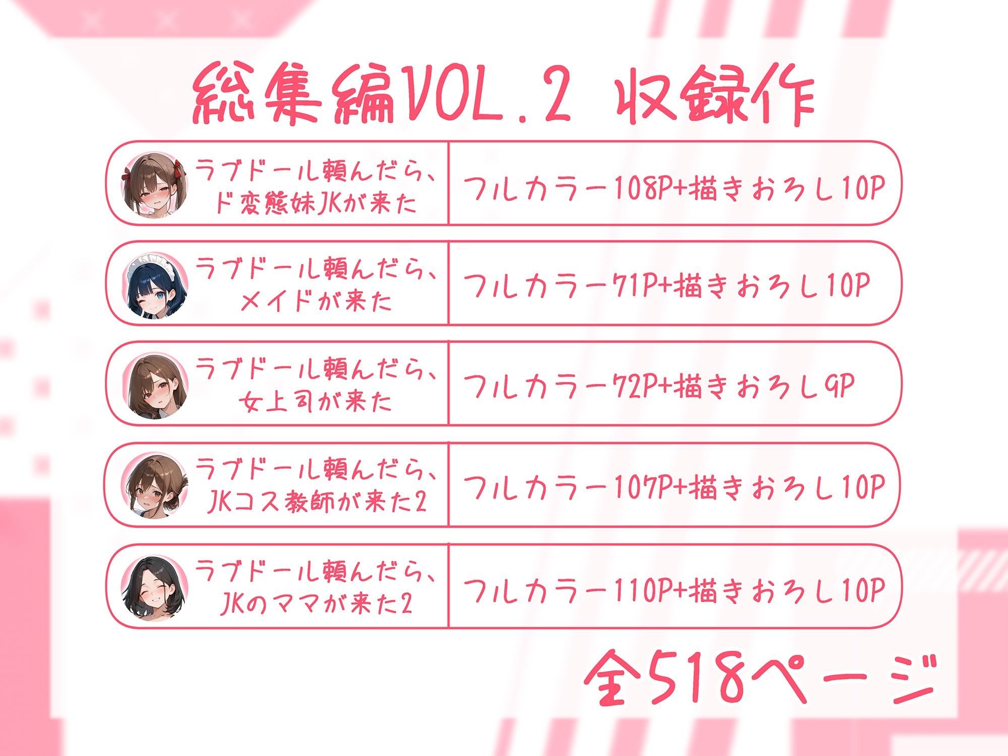 【無料エロ漫画】ラブドール頼んだら、総集編・VOL.2