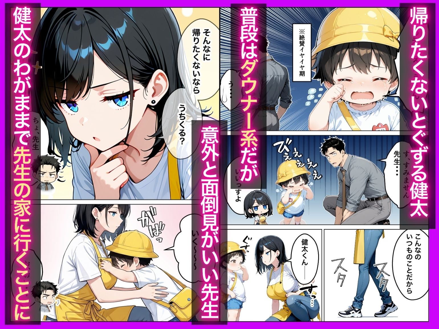 【無料エロ漫画】バツイチ子持ちの俺が見た目120点のツンデレダウナー保育士に本能剥き出しで種付けした話