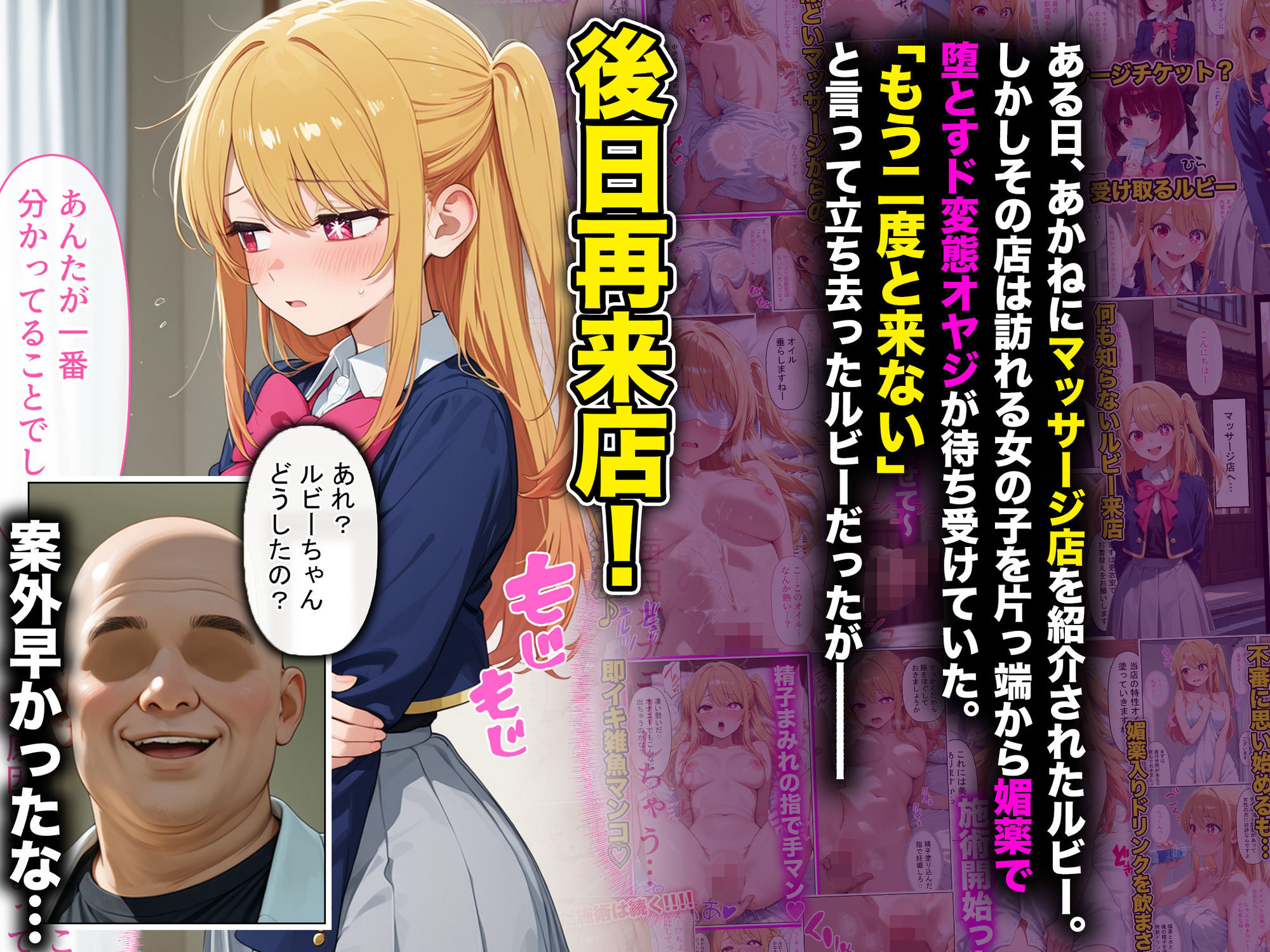 【無料エロ漫画】現役JKアイドルが媚薬マッサージに沼って自らおかわりを求めメスになった話 〜後編〜